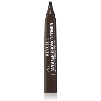 Revuele Master Brow Definer 4 Tips Eyebrow Pencil creion sprâncene precise - imagine 2